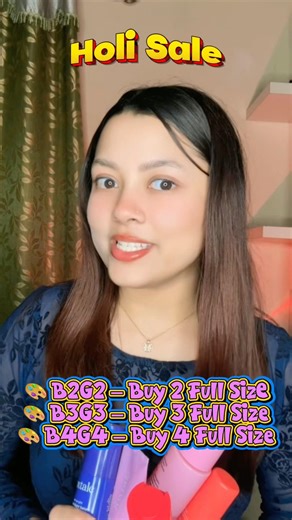 Holi Mega Sale LIVE 🎨 B2G2 + Free Minis | Skincare Deals #HoliSale