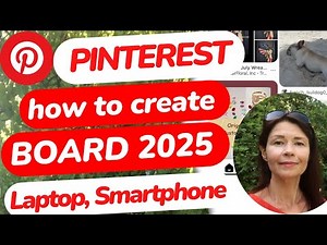 How to make Pinterest Board 2025. How to create Pinterest board laptop, phone. Pinterest for Etsy