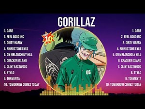 Gorillaz Greatest Hits Full Album ▶️ Full Album ▶️ Top 10 Hits of All Time