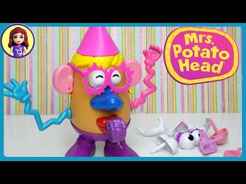 Mrs. Potato Head Party Spudette Toy Figure Set Unboxing Review Play - Kids Toys