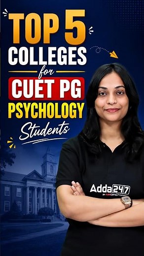 Top 5 Colleges for MA Psychology in India 🧠🎓 #cuetpg2027