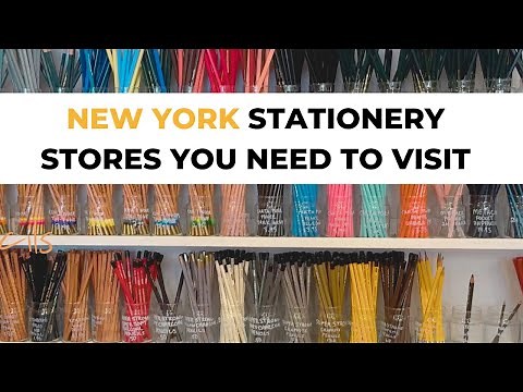 Discover the BEST New York Stationery Stores & haul