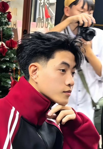 Stylish Side Part with Taper Fade Haircut