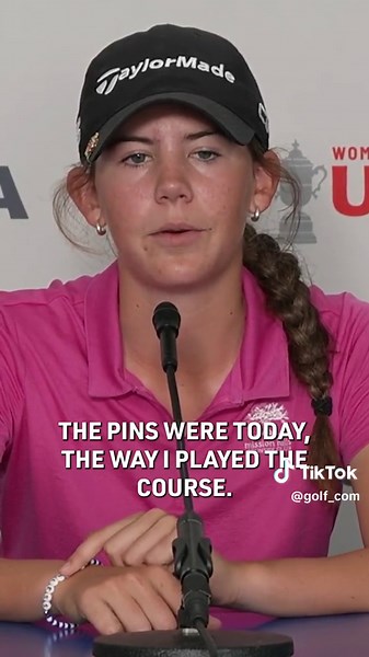 Not relatable: Asterisk Talley playing in a major at 15 years old. Relatable: Asterisk Talley almost crying over some pin placements.