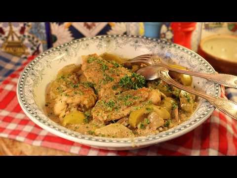 Mon POULET A LA NORMANDE, avec des pommes, à ma façon, c'est tellement bon sur Gourmandises TV
