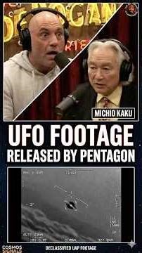 UFO FOOTAGE RELEASED BY PENTAGON | Joe Rogan & Michio Kaku
