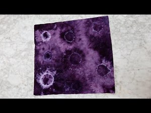 Folding Techniques for Dyeing with Rit: Circles