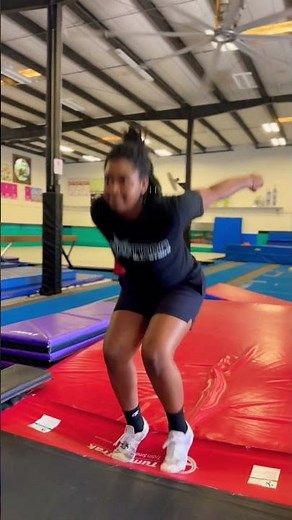 Layla's Standing Back Tuck Progression!!! 🤩🎥🚀✨ CHEER TUMBLING!