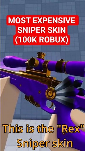 Sniper Duels MOST RARE SKIN?! #roblox #sniperduels