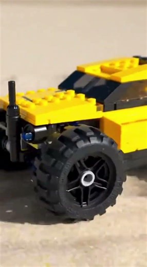 LEGO off-road race on real sand. 🏁 #LEGO#LEGORacing#LEGOOffRoad#LEGOCars#LEGOMotion#LEGOAnimation