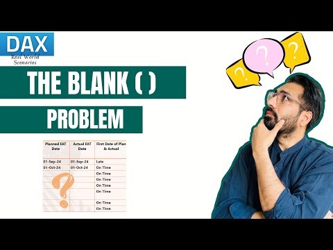 How to solve The Blank Problem in Power BI? | DAX Real-World Scenarios #powerbi #dax #blank