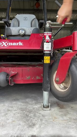 What is your mower maintenance routine? We love this Bulldog swivel jack for our @ExmarkMowers Radius X-Series 60” ZT. Quick, easy, and safe for deck cleaning and maintenance. A little anti-seize on our bolts and splines to make sure they don’t get stuck in the spindles. . . . #shoplife #mowers #lawncare #tools #toolsofthetrade #lawntools #bulldogjack #exmark #mechanic #mechaniclife #smallengine #trucks #trucklife #howto #diy #maintenance