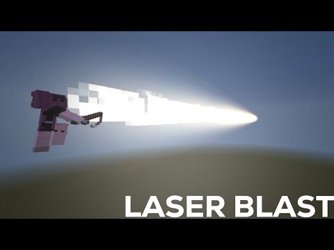 Laser Blast in Minecraft Bedrock with only command blocks