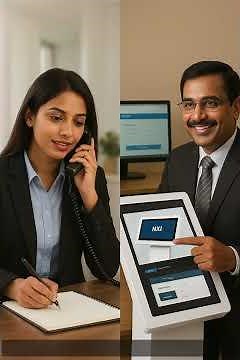 VISITOR MANAGEMENT APP WITH INTERACTIVE TOUCH FOR CORPORATES & INSTITUTE