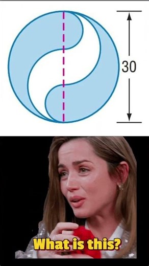 Math Olympiad: Find the Shaded Area of a Circle Geometry Puzzle #MathOlympiad #Geometry