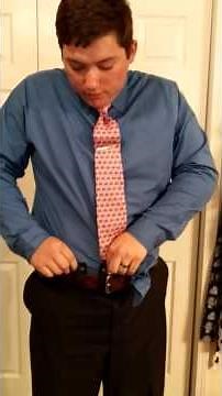 Tucking a shirt with an inside waste band holster