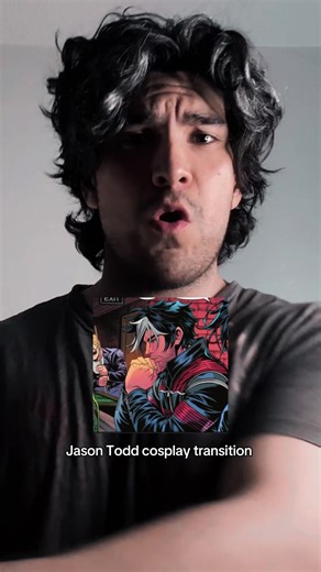 Jason Todd Cosplay transition #redhood #jasontodd #dccomics #cosplay #redhoodcosplay