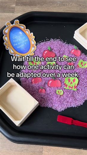 We love an activity that can adapt and grow with the children. #eyfs #teachersoftiktok #kindergarten #earlyyears #play