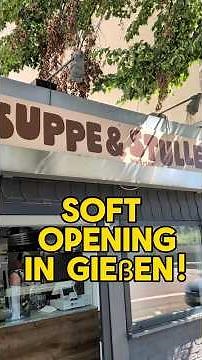 Soft Opening! (Part 1/2) #giessen #giessen #soup #baguette #regional