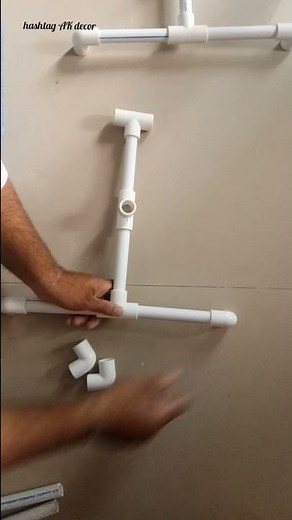 Easy upvc Pipe DIY Stand | DIY Backdrop Stand For Ganpati Decoration #shorts #backdrop