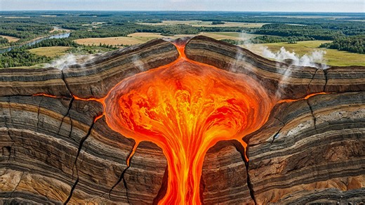 Yellowstone's mysterious giant opening - signs of a supervolcano awakening?