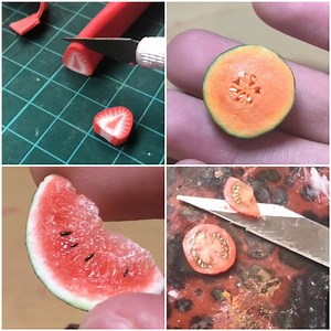 12K views · 25 reactions | Making fruits and veggies with polymer clay  | MetDaan Yummy | Facebook