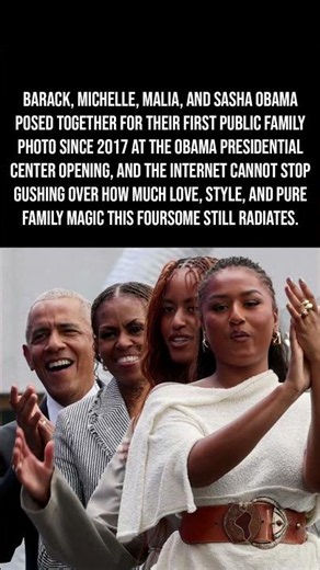 Obama Family's Stunning Group Photo Proves They're Still America's Sweethearts 🥹✨👑