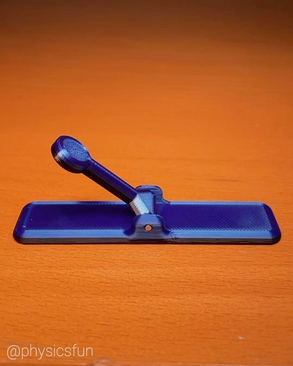 physicsfun on Instagram: "Mag Flip Inverted Pendulum Fidget: three embedded neodymium magnets provide tactile repulsive forces in this simple but intriguing system. Pressing down on one side increases the magnetic potential energy that will then send the pendulum into frantic motion until the kinetic energy is damped out after a series of oscillations. This fidget can also be used as a random coin flip with respect to which side it will land. ➡️ Follow the link in my profile for info on where to