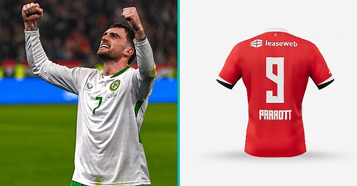 Troy Parrott AZ Alkmaar Jersey Sales Have Gone Through The Roof Since Ireland Heroics | Balls.ie