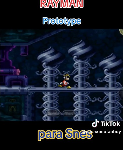 Gameplay del prototype de RAYMAN para SNES en Android