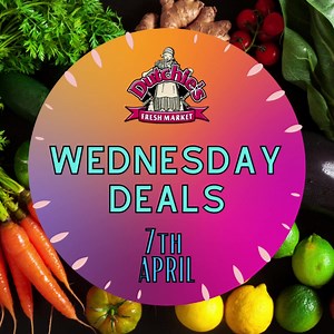 1.6K views · 23 reactions | BACK AGAIN WITH THE BEST VALUE DEALS FOR YOU! - DAILY SPECIALS FOR WEDNESDAY, APRIL 7, 2021  OUR STORES ARE OPEN! DEALS ARE VALID FOR BOTH STORES! *While supplies last. - To place an ONLINE ORDER: https://www.dutchiesfreshmarket.ca/ *ONLINE Prices may differ from IN-STORE Prices due to extra processing costs. | Dutchie's Fresh Market | Facebook