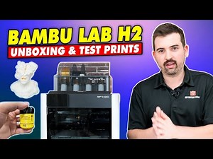 BAMBU LAB H2D - UNBOXING & TEST PRINTS