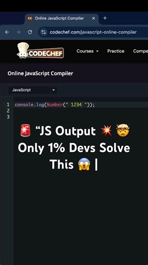 🤯 JavaScript Output Questions Asked in Real Front-End Interviews 2025 | Must Watch for 0–3 Yrs ⚡