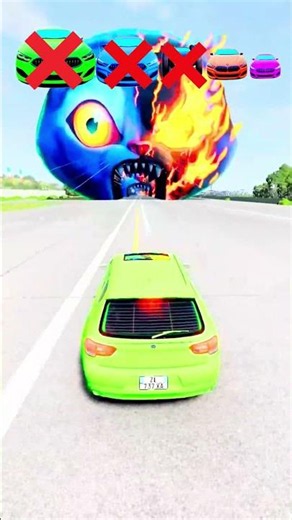 Big and Small Car vs Derpy - BeamNG.Drive