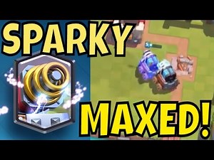 SPARKY MAXED! Strategy, Gameplay, and Tips for Clash Royale's newest LEGENDARY Card!