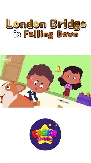 London Bridge is Falling Down - Lyrics & Karaoke - Fun Nursery Rhymes for Kids #shorts