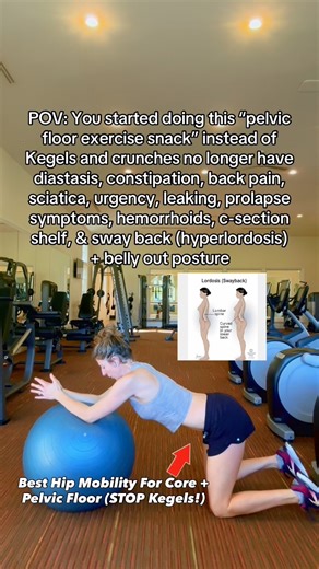 Do you want to workout but have no time because you take care of your kids 24/7?🙋‍♀️P.155 🎄CHRISTMAS SALE ends this week! Use code: CHRISTMAS30 during checkout on ALL online programs!🎄 OR maybe you don’t have kiddos and still have a hard time getting a workout in (sometimes you need to rest too)! It’s time to do some “pelvic floor snacks”!😋⬇️ AND STOP the KEGELS & endless CRUNCHES…AND START the functional exercise! Kegels are often not needed and can make issues worse! This SAVED me during a