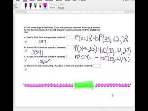 Example: Binomial PDF and CDF (4)
