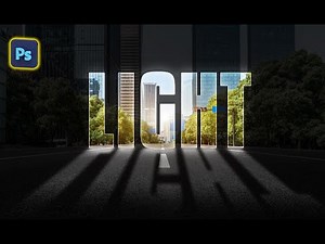 text Light effect in photoshop | how to create text effect in photoshop #texteffectphotoshop