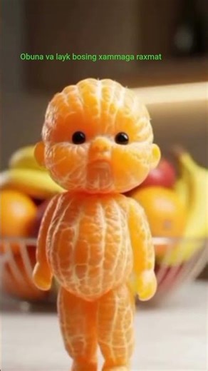 Shov😍😍 Raqsga tushayotgan Apelsin 😂 | Internetni portlatgan kulgili video #shorts