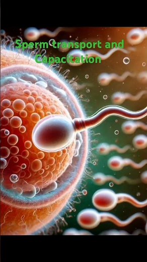 sperm Capacitation during fertilization process #embryonicdevelopment # pregnancy #sperm
