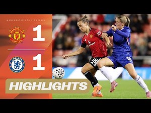 Anna Sandberg Scores A Screamer! 🚀 | Manchester United v Chelsea | Highlights | Barclays WSL 25/26