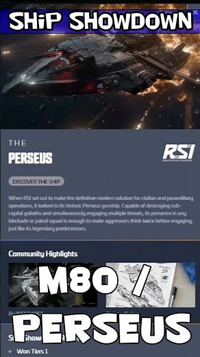 M80 vs. Perseus: The Ultimate Ship Showdown! | Star Citizen