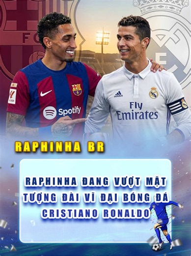RAPHINHA đang vượt mặt tượng đài vĩ đại bóng đá CRISTIANO RONALDO #raphinhaxae #raphinha #cristianoronaldo #bruno #brazil🇧🇷