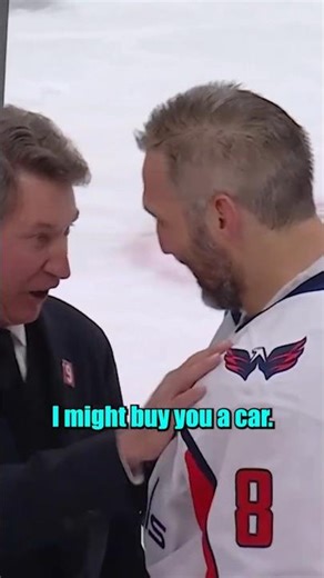 Ovi & Gretzky mic'd up for goal No. 895 🎤