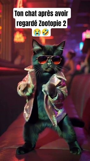 Ton chat après avoir regardé Zootopie 2🤣 #humor #humour #funnycat #cat #cutecat #funny #funnyvideo