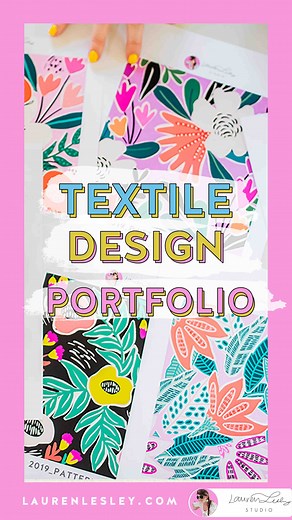 Textile Design Portfolio | How to Build Your Textile Design Portfolio — Lauren Lesley Studio