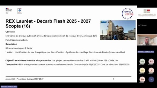 Webinaire DECARB FLASH ET PROJET PEPS | Clubster NSL