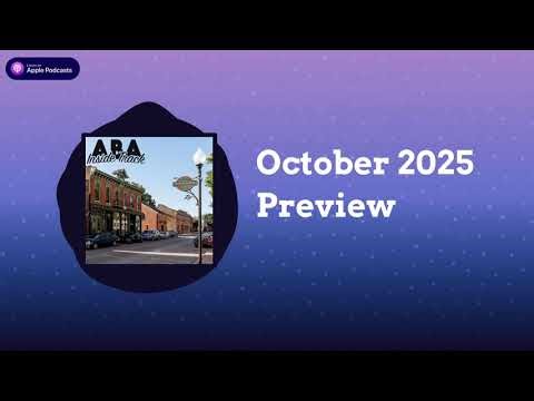 ABA Inside Track - October 2025 Preview