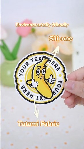 Let’s take a look at the new product - Custom Tatami Fabric Silicone Patches!